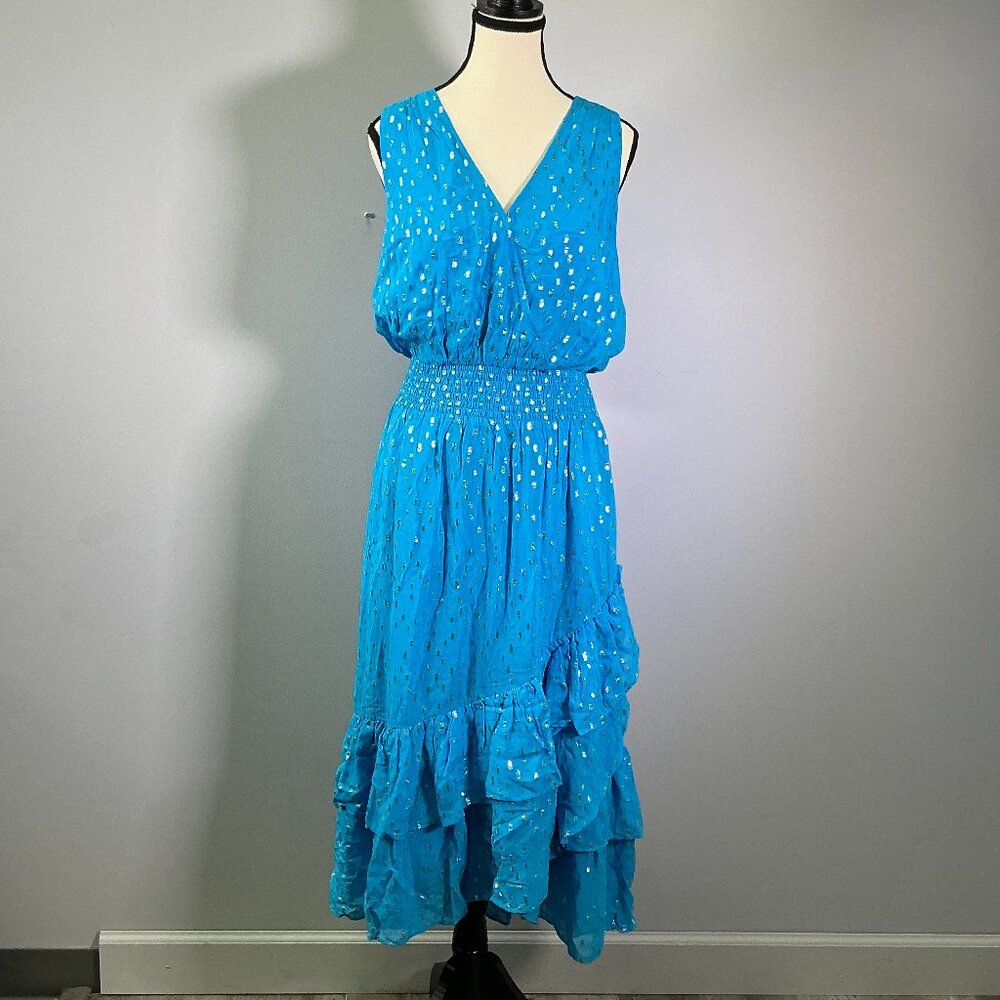 Lilly Pulitzer Valeri Women's Size 8 Blue MIDI Dress NWT
